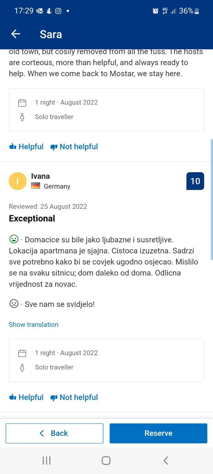 Sara Daire Mostar Oda fotoğraf
